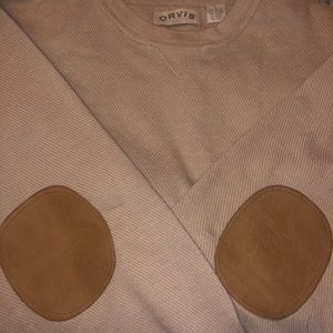 Orvis long sleeve waffle shirt